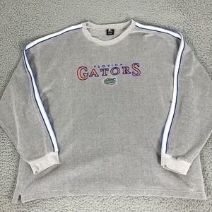 Florida Gators Sweatshirt Mens 3XL Gray NCAA Football Starter Thermal Crewneck